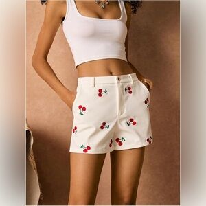Cherry Print Women’s Shorts